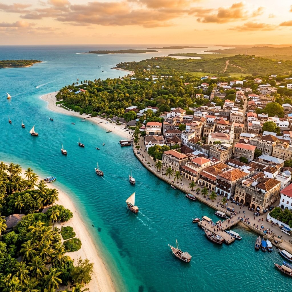 The beautiful Swahili Coast of Lamu, Kenya — a region where modern gypsum design extends centuries of architectural heritage